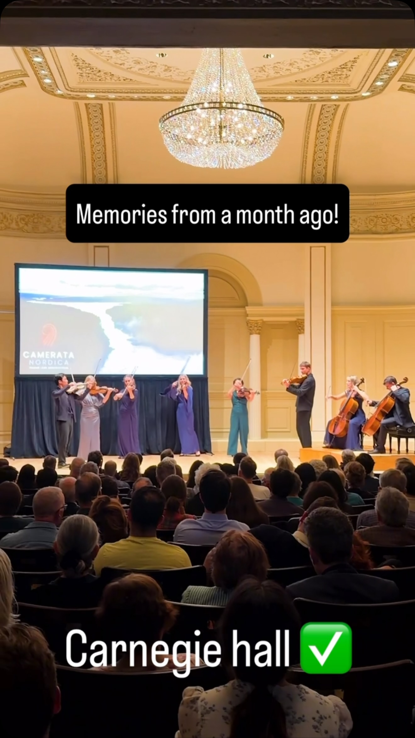Tempus fugit. A month has passed, but the memory of our Carnegie Hall debut is still fresh. Counting down to January 2027.